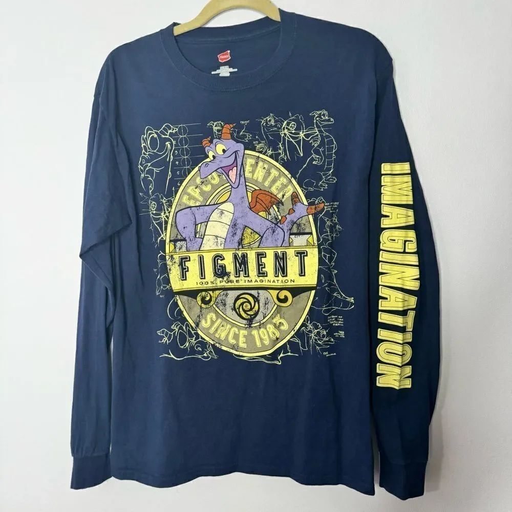 Figment Long Sleeve T-shirt Size M Imagination